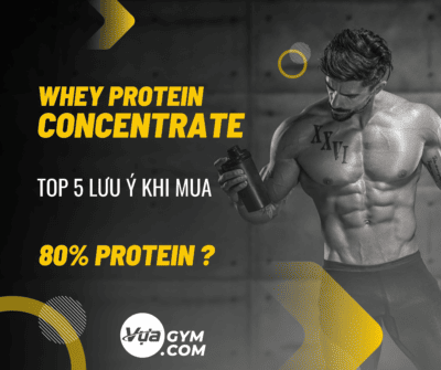 Whey Protein Concentrate: Loại Whey Protein nào tốt nhất cho sức khỏe? Top 5 điều gymer cần phải lưu ý khi lựa chọn sản phẩm