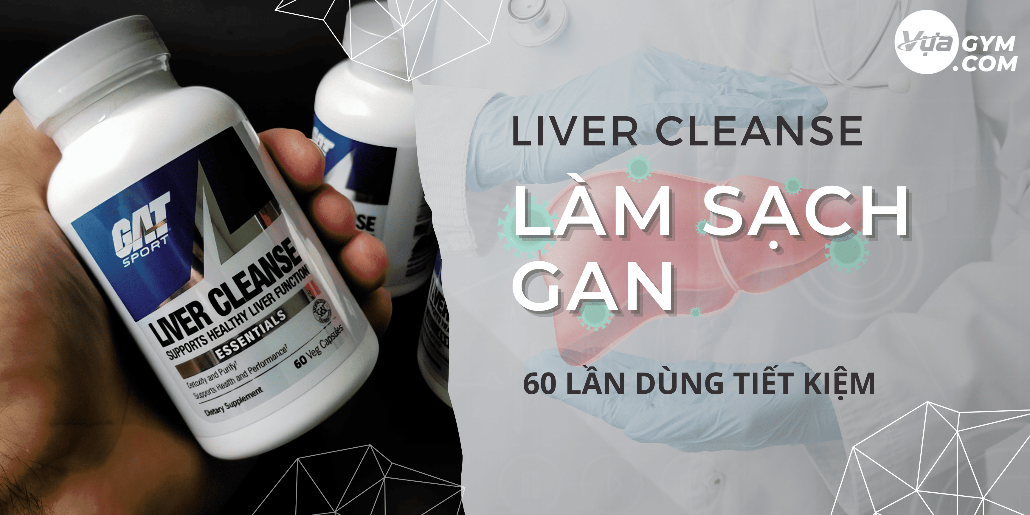 GAT Sport - Liver Cleanse (60 viên) - gat sport liver cleanse 60 vien 1
