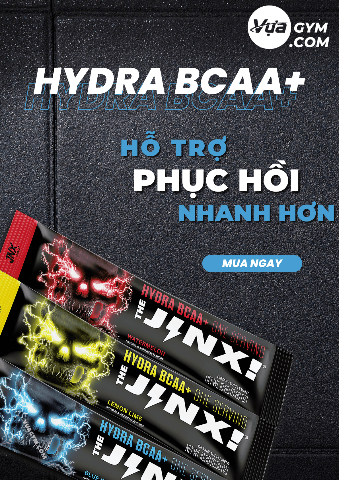 JNX Sports - Hydra BCAA+ (Sample) - jnx sports hydra bcaa sample motavuagym 1