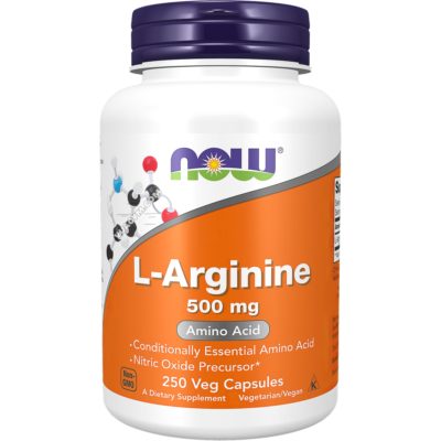 Ảnh sản phẩm NOW - L-Arginine 500mg (250 viên) - 1