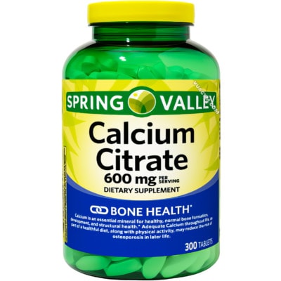 Ảnh sản phẩm Spring Valley - Calcium Citrate 600mg / Serving (300 viên) - 1