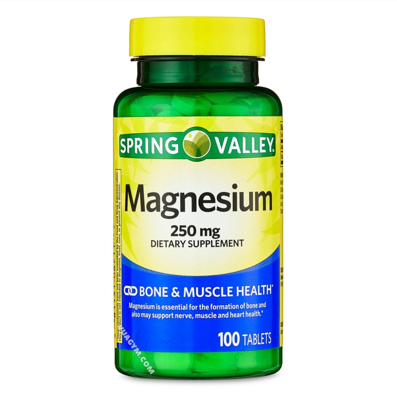 Ảnh sản phẩm Spring Valley - Magnesium 250mg (100 viên)