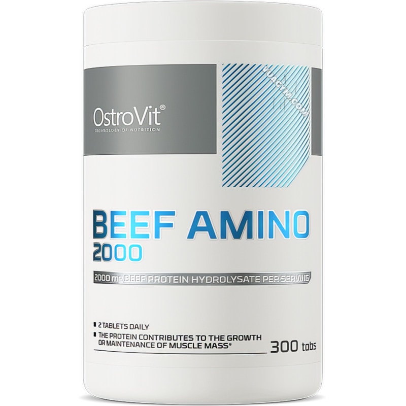 Ảnh sản phẩm OstroVit - Beef Amino 2000mg (300 viên)