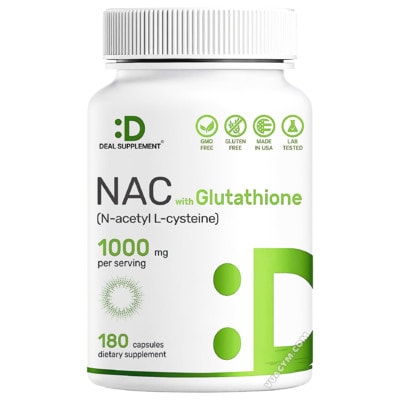 Ảnh sản phẩm Deal Supplement - NAC with Glutathione (180 viên) - 1