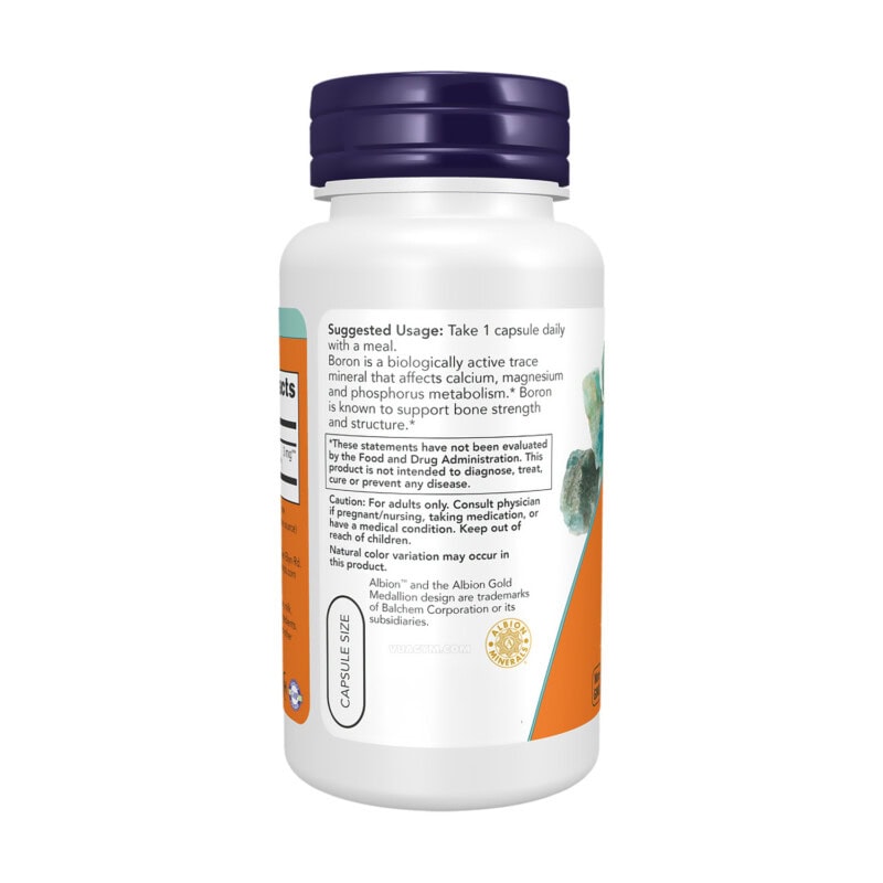Ảnh sản phẩm NOW - Boron 3 mg (100 viên) - 3