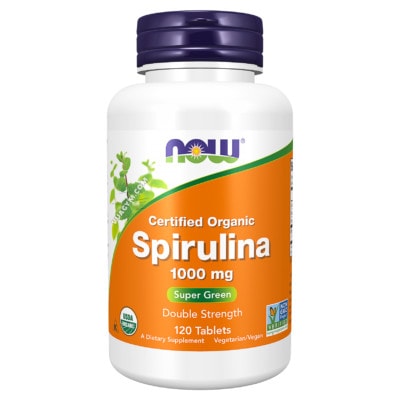 Ảnh sản phẩm NOW - Spirulina 1000mg (120 viên) - 1