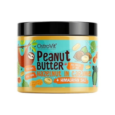 Ảnh sản phẩm OstroVit - Peanut Butter + Hazelnuts in Caramel + Hymalayan Salt (500g) - 1