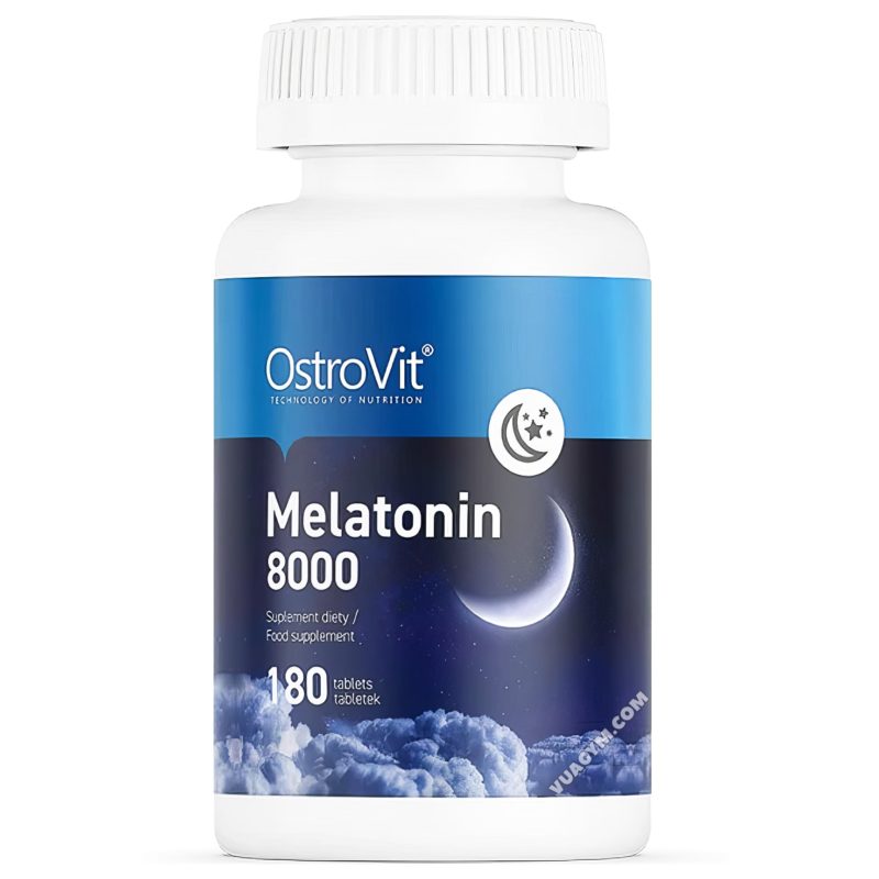 Ảnh sản phẩm OstroVit - Melatonin 8000 (180 viên)
