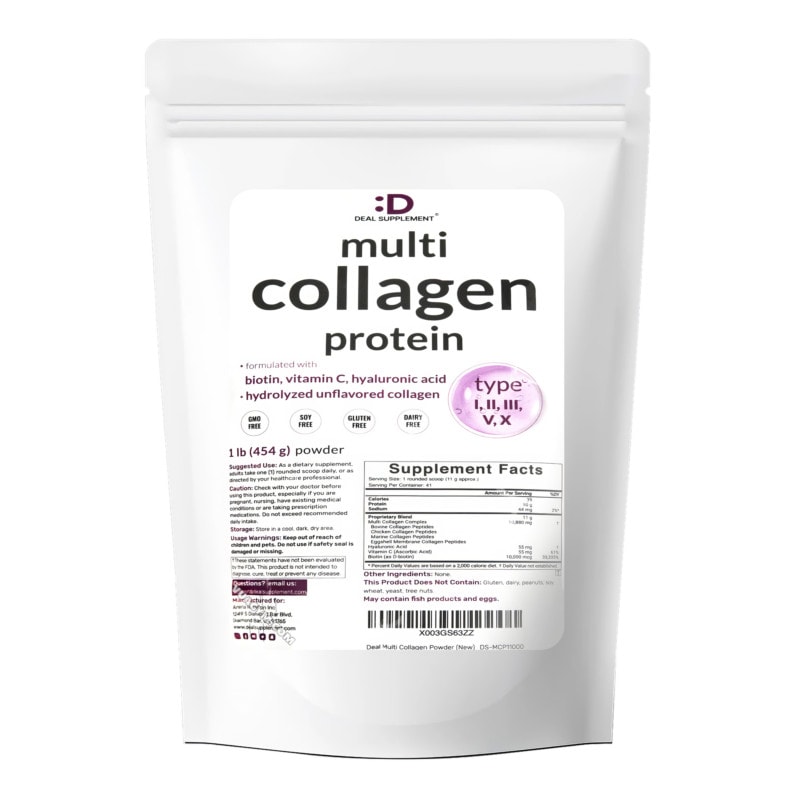 Ảnh sản phẩm Deal Supplement - Multi Collagen Protein Powder (454g)