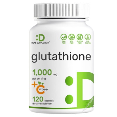 Ảnh sản phẩm Deal Supplement - Glutathione 1000mg / Serving + Vitamin C (120 viên) - 1
