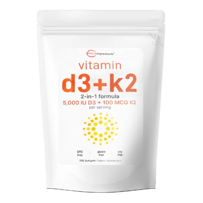 Ảnh sản phẩm Micro Ingredients - Vitamin D3 + K2 (300 viên) - 1