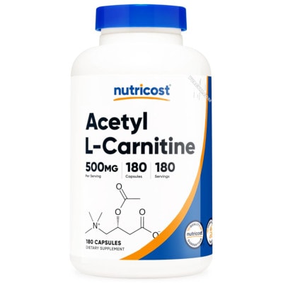 Ảnh sản phẩm Nutricost - Acetyl L-Carnitine 500mg / Capsule (180 viên) - 1