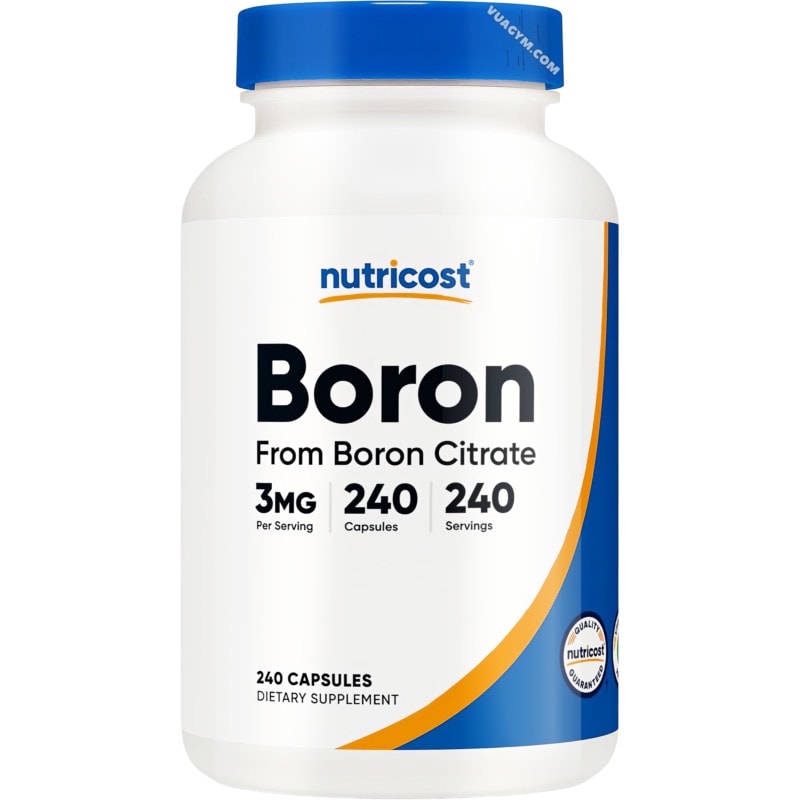 Ảnh sản phẩm Nutricost - Boron 3mg / Capsule (240 viên)