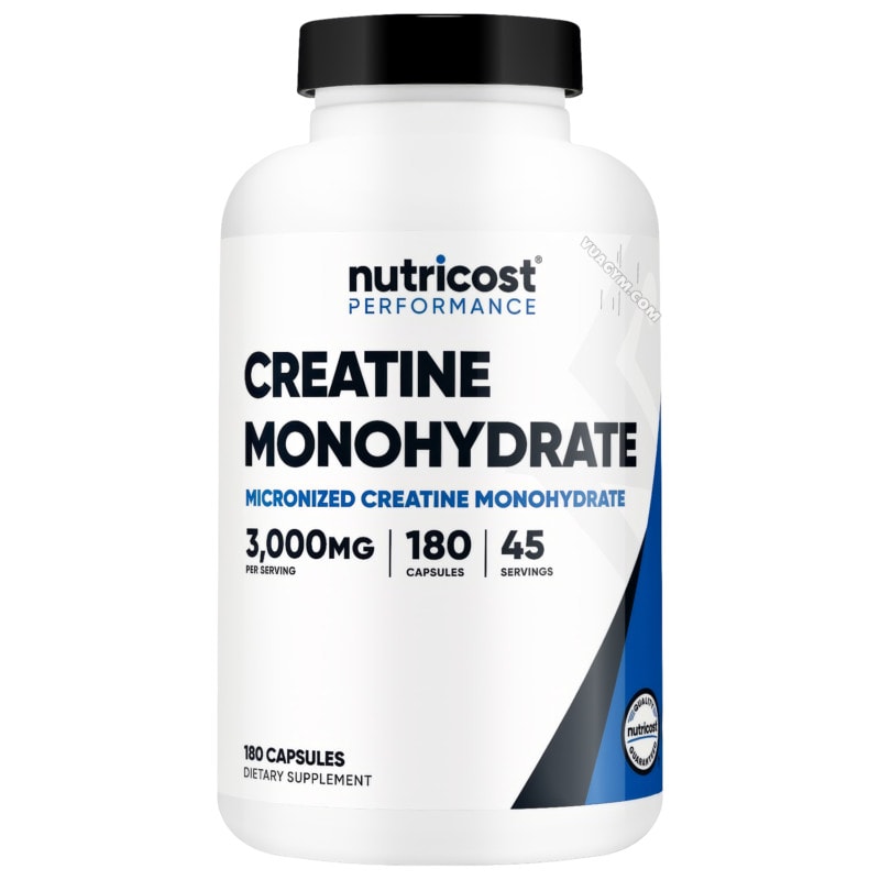 Ảnh sản phẩm Nutricost - Creatine Monohydrate Capsules (180 viên)
