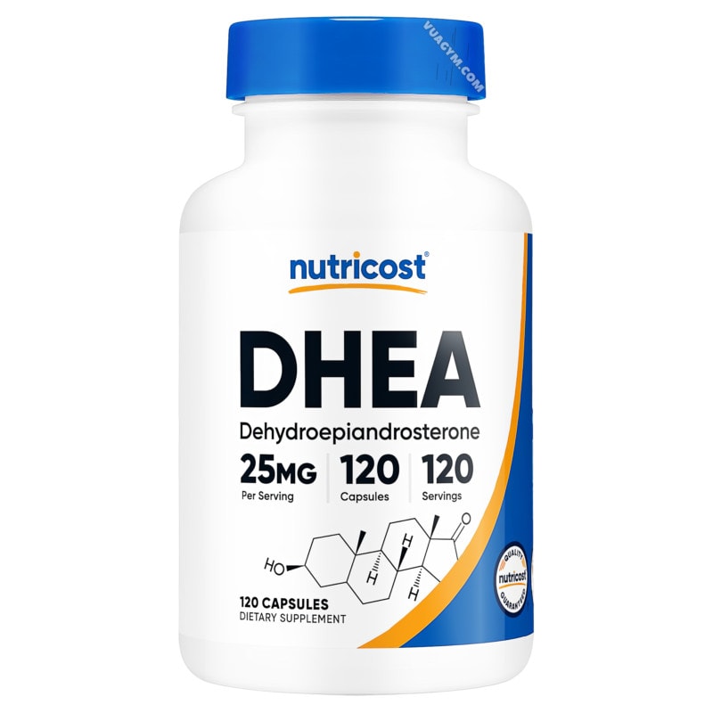 Ảnh sản phẩm Nutricost - DHEA 25mg / Capsule (120 viên)