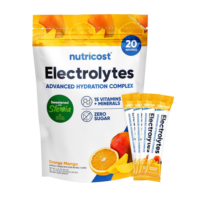 Ảnh sản phẩm Nutricost - Electrolytes Powder - 114g (Bịch 20 gói)