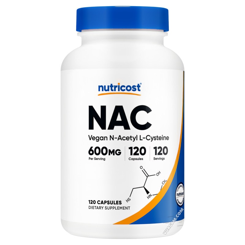 Ảnh sản phẩm Nutricost - NAC 600mg / Capsule (120 viên)