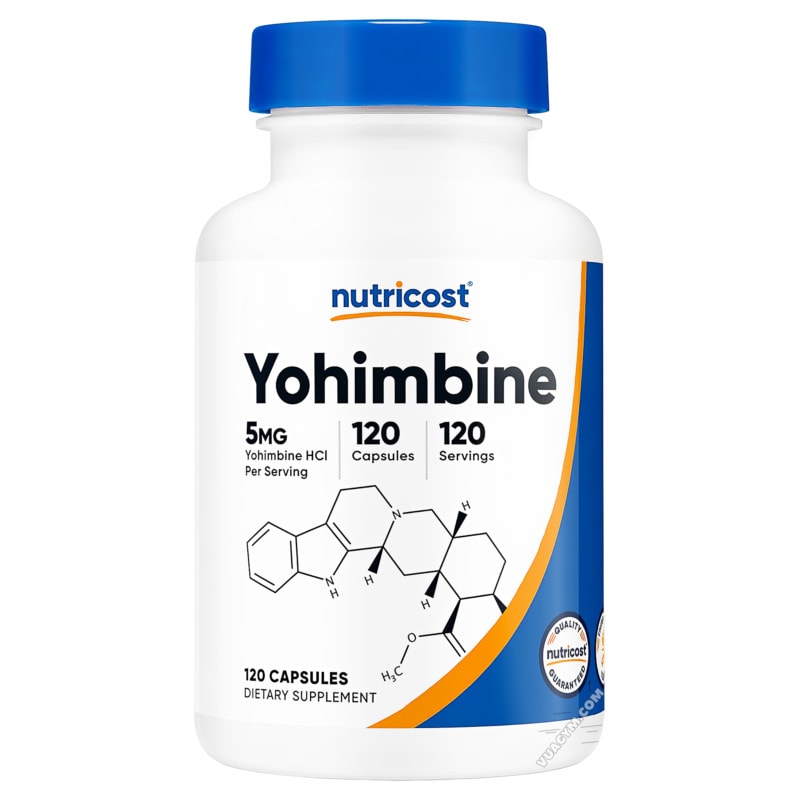 Ảnh sản phẩm Nutricost - Yohimbine HCL 5mg / Capsule (120 viên)