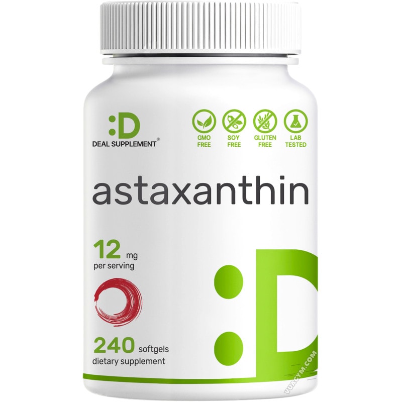 Ảnh sản phẩm Deal Supplement - Astaxanthin 12mg / Serving (240 viên)