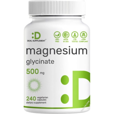 Ảnh sản phẩm Deal Supplement - Magnesium Glycinate 500mg / Capsule (240 viên) - 1