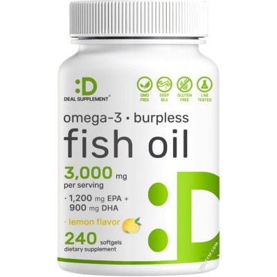 Ảnh sản phẩm Deal Supplement - Omega 3 Fish Oil 3000mg / Serving (240 viên) - 1