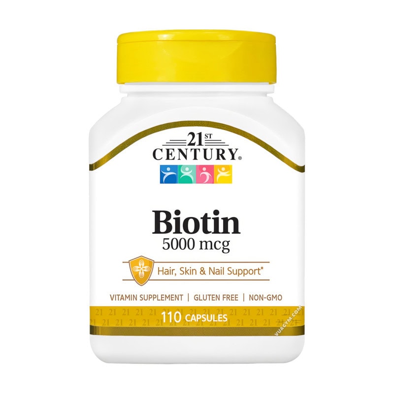 Ảnh sản phẩm 21st Century - Biotin 5000mcg (110 viên)