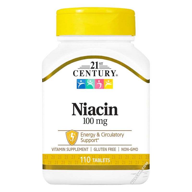 Ảnh sản phẩm 21st Century - Niacin 100mg (110 viên)