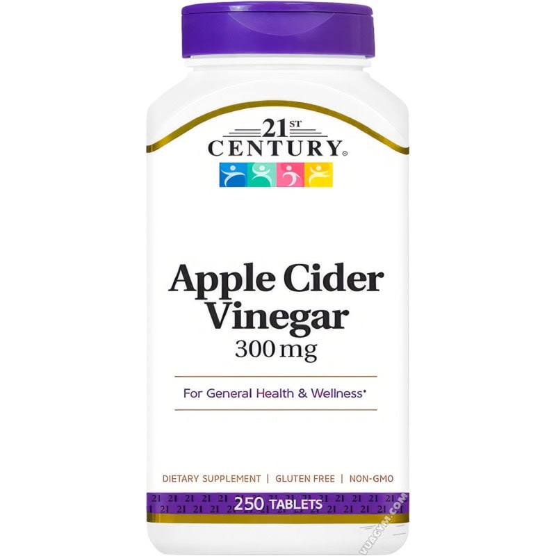 Ảnh sản phẩm 21st Century - Apple Cider Vinegar 300mg (250 viên)