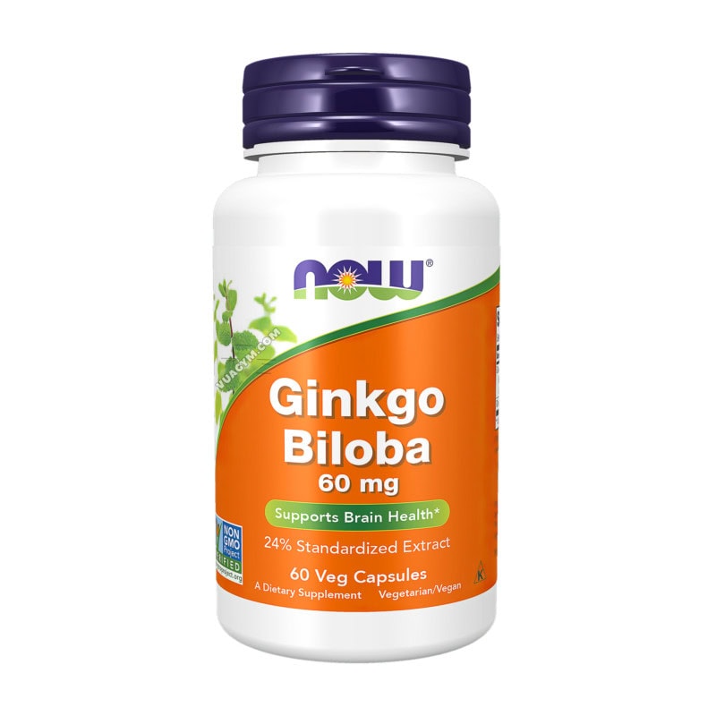 Ảnh sản phẩm NOW - Ginkgo Biloba 60mg (60 viên)