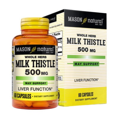 Ảnh sản phẩm Mason - Milk Thistle 500mg / Capsule (60 viên) - 1