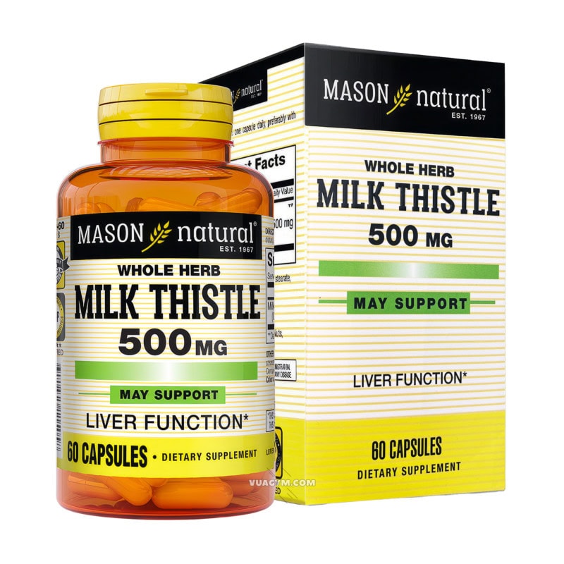 Ảnh sản phẩm Mason - Milk Thistle 500mg / Capsule (60 viên)