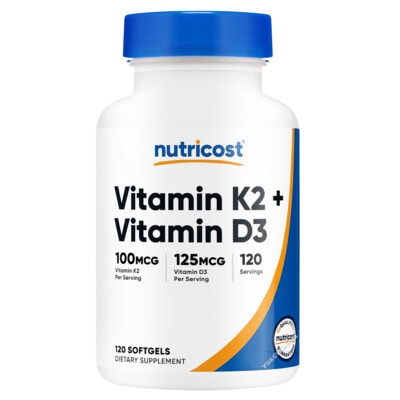 Ảnh sản phẩm Nutricost - Vitamin K2 + Vitamin D3 (120 viên) - 1