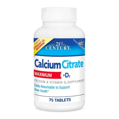 Ảnh sản phẩm 21st Century - Calcium Citrate Maximum + D3 (75 viên) - 1