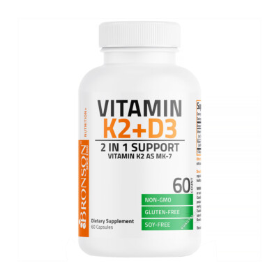 Ảnh sản phẩm Bronson - Vitamin K2 (MK7) + D3 (60 viên) - 1