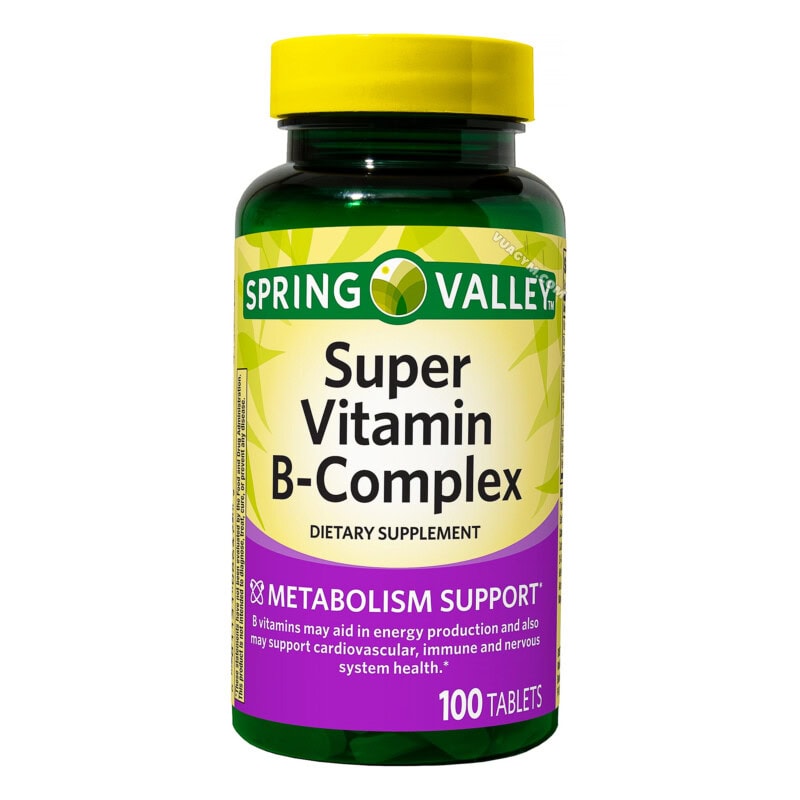 Ảnh sản phẩm Spring Valley - Super Vitamin B-Complex (100 viên)