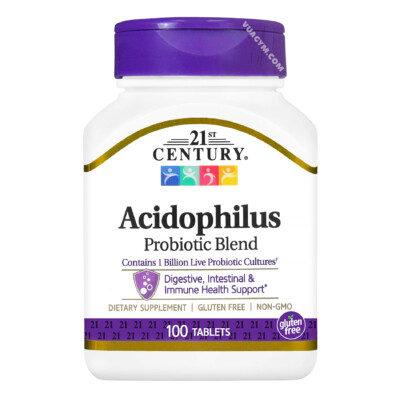 Ảnh sản phẩm 21st Century - Acidophilus Probiotic Blend (100 viên) - 1