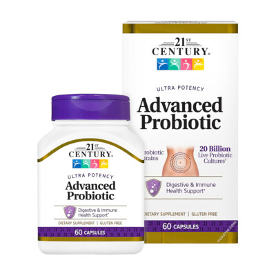 Ảnh sản phẩm 21st Century - Advanced Probiotic (60 viên) - 1
