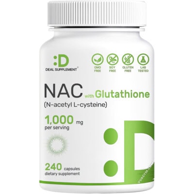 Ảnh sản phẩm Deal Supplement - NAC with Glutathione 3 Caps / Ser (240 viên) - 1