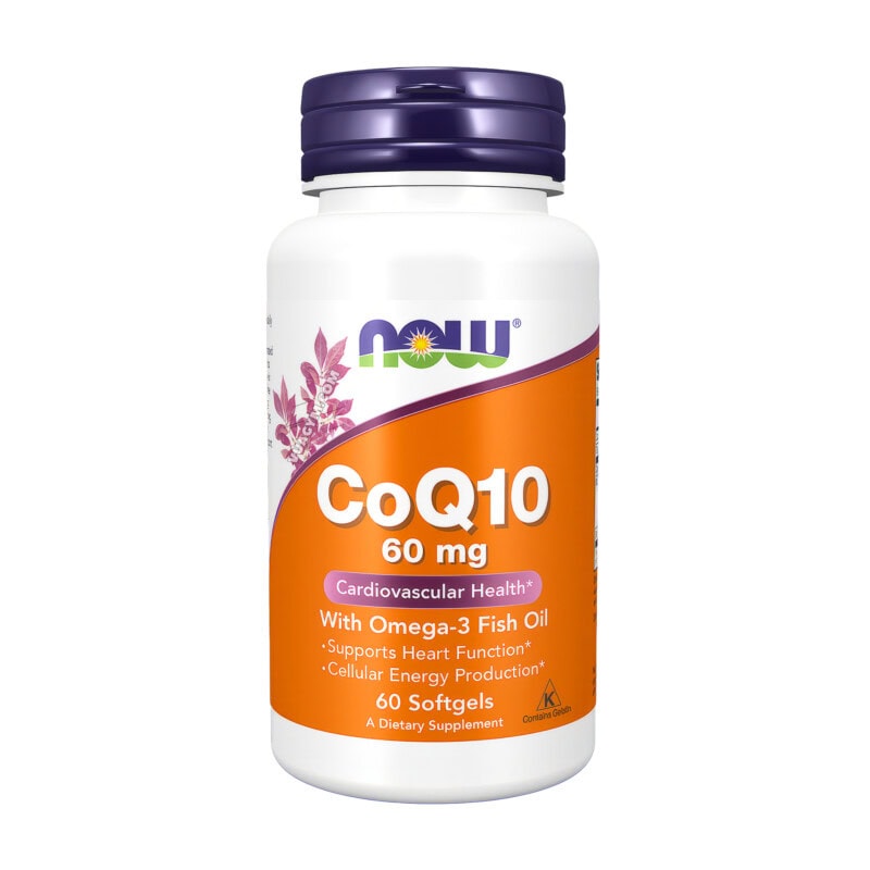 Ảnh sản phẩm NOW - CoQ10 60mg + Omega-3 Fish Oil (60 viên)