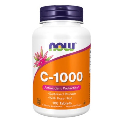 Ảnh sản phẩm NOW - Vitamin C-1000 + Rose Hips (100 viên) - 1