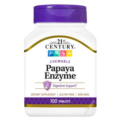 Ảnh sản phẩm 21st Century - Papaya Enzyme (100 viên) - 1