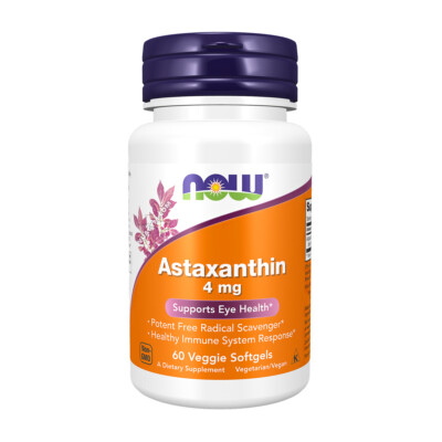 Ảnh sản phẩm NOW - Astaxanthin 4 mg (60 viên) - 1