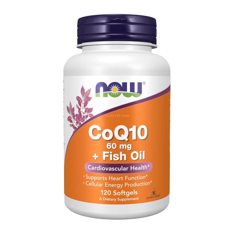 Ảnh sản phẩm NOW - CoQ10 60mg + Omega-3 Fish Oil (120 viên)