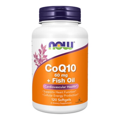 Ảnh sản phẩm NOW - CoQ10 60mg + Omega-3 Fish Oil (120 viên) - 1