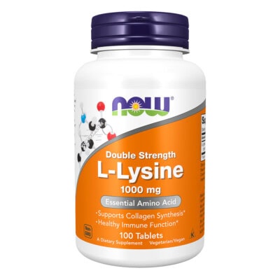 Ảnh sản phẩm NOW - L-Lysine 1000mg / Tablet (100 viên) - 1