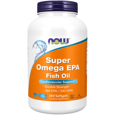 Ảnh sản phẩm NOW - Super Omega EPA 360 EPA & 240 DHA / Softgel (240 viên) - 1