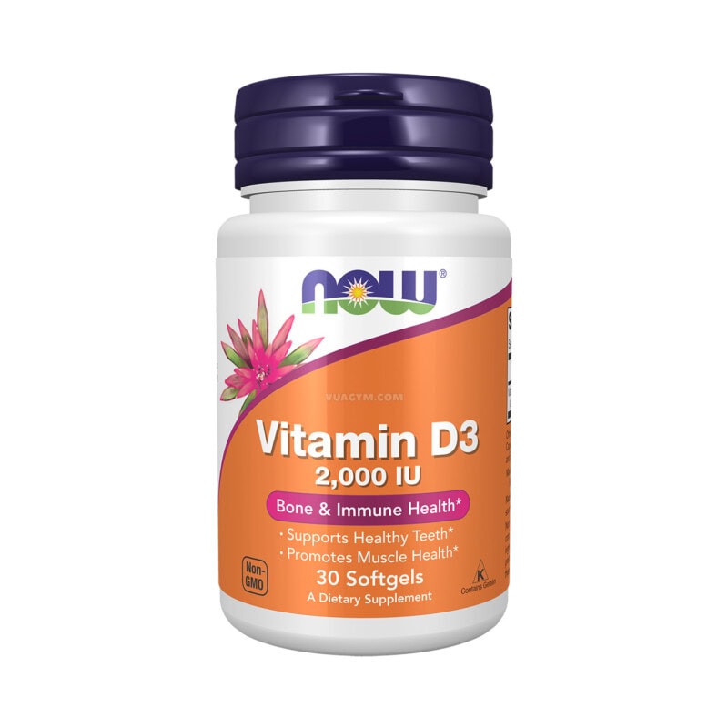 Ảnh sản phẩm NOW - Vitamin D-3 2,000 IU (30 viên)
