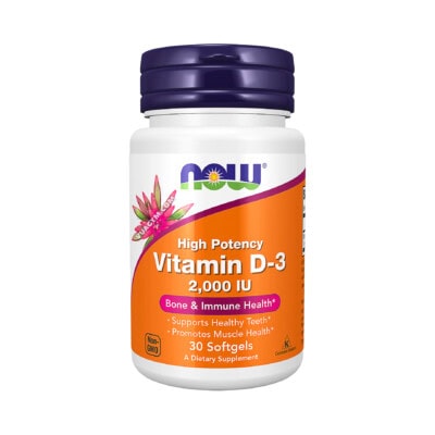 Ảnh sản phẩm NOW - Vitamin D-3 2,000 IU (30 viên) - 1