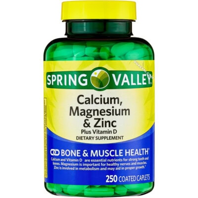 Ảnh sản phẩm Spring Valley - Calcium, Magnesium & Zinc Plus Vitamin D (250 viên) - 1