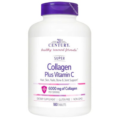 Ảnh sản phẩm 21st Century - Super Collagen + Vitamin C (180 viên) - 1